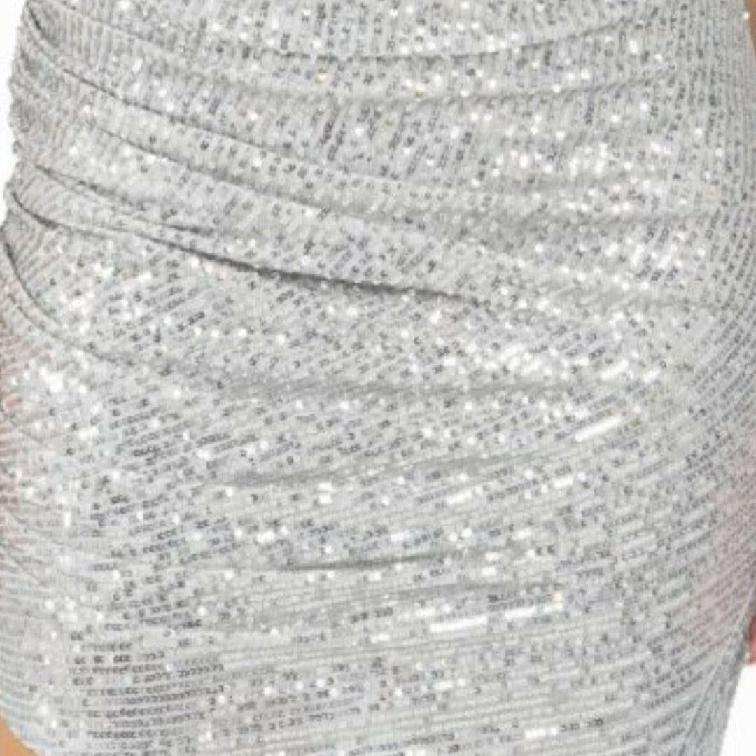 Ashley Mini Dress Silver Akalia