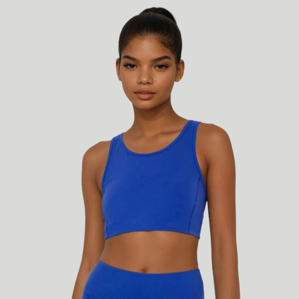 Breathe Easy Cut-Out Back Sports Bra – Lycra® Blend Fitkitty Culture Athleisure Wear, Yoga Wear & Women's Clothing