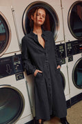 The Sunday Stroll Denim Shirt Dress Fitkitty Culture Athleisure Wear, Yoga Wear & Women's Clothing