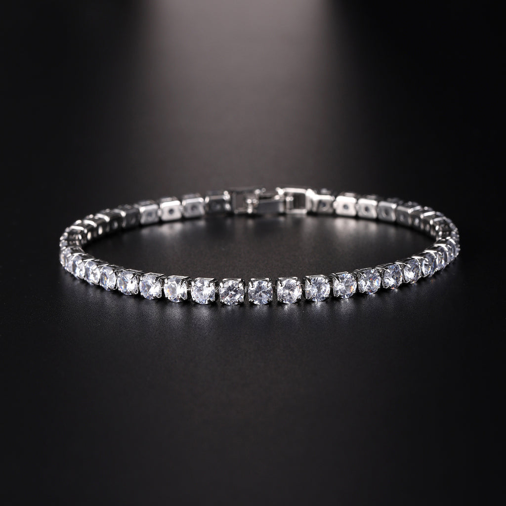 Hip Hop 4.0 Micro Zircon Tennis Bracelet Set Wear for Art Thou