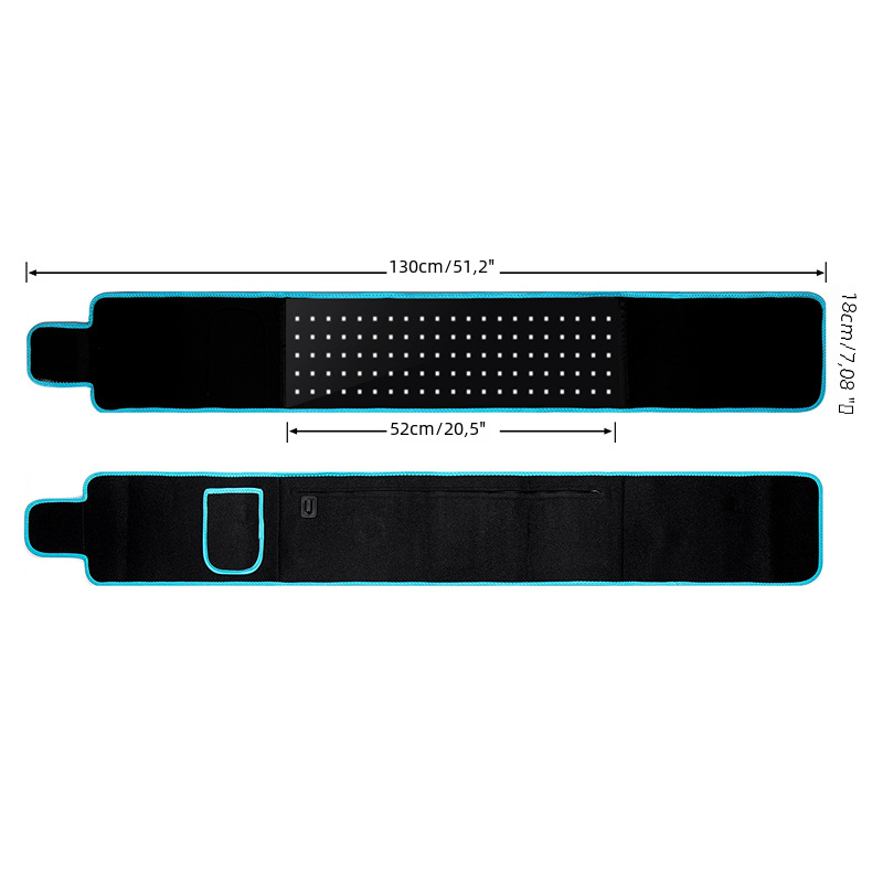 Long Wave Red Light Therapy Heating Waist Belt Wear for Art Thou