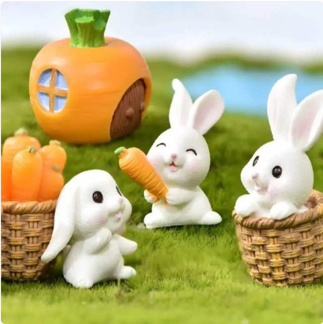 Mini Resin Animal Figurines – DIY Micro-Landscape Decor Wear for Art Thou