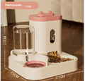 Automatic Pet Feeder Dog Basin Cat Bowl Supplies Water Dispenser Wear for Art Thou