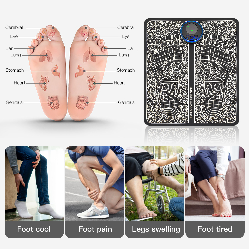 Rechargeable Foot Massage Pad Wear for Art Thou