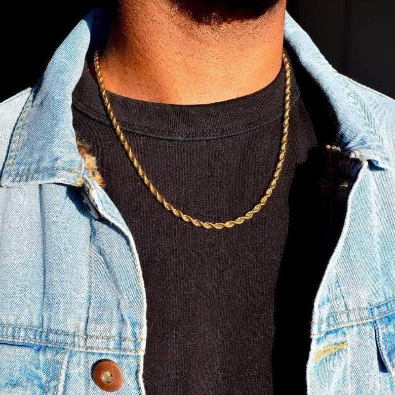 Twisted Rope Figaro Necklaces Wear for Art Thou