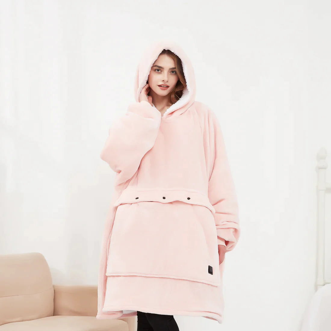 Heated Hoodie Blanket Wear for Art Thou