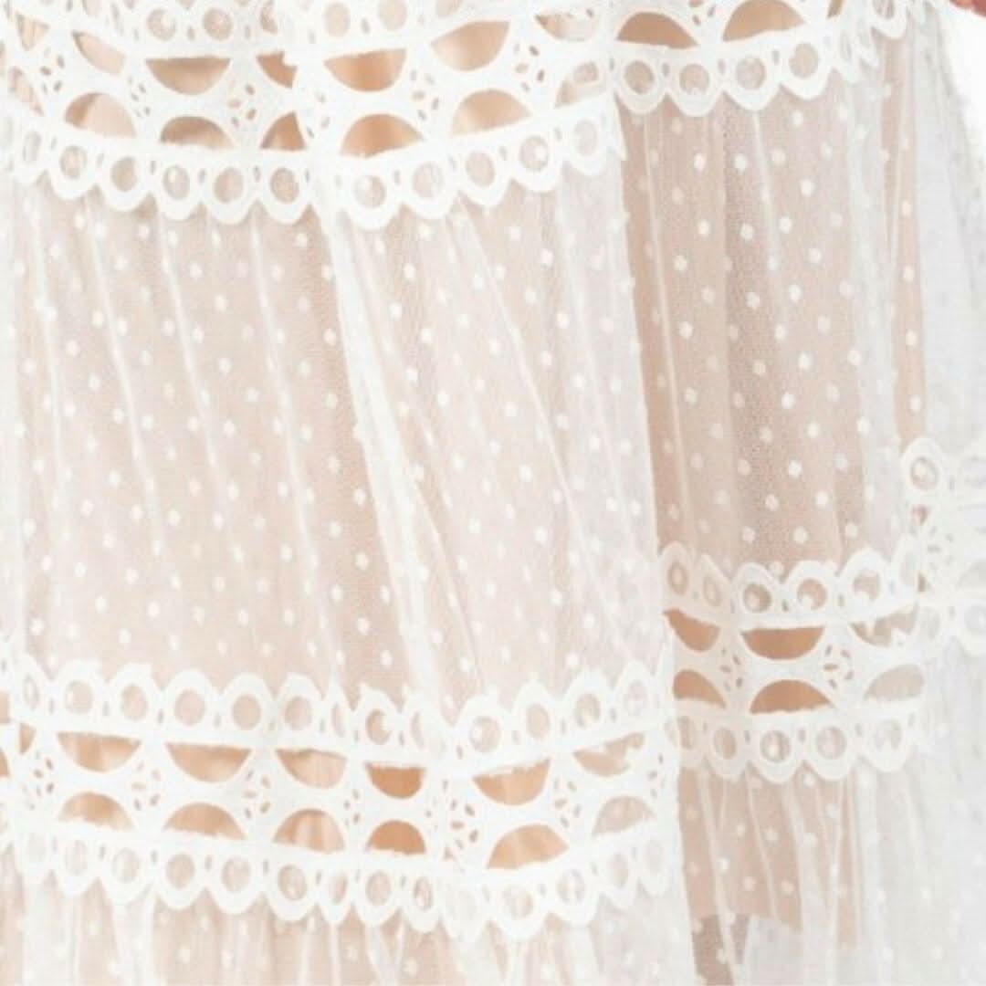Blair White Lace Maxi Dress Akalia
