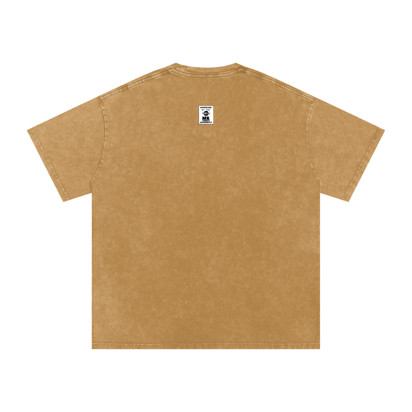 Maneater - Snow Washed Oversized Cotton T-Shirt Fine Art Of MK