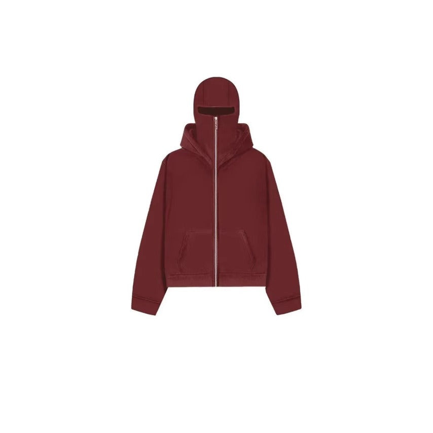 Men's Hooded Zip-Up Baseball Jacket Wear for Art Thou