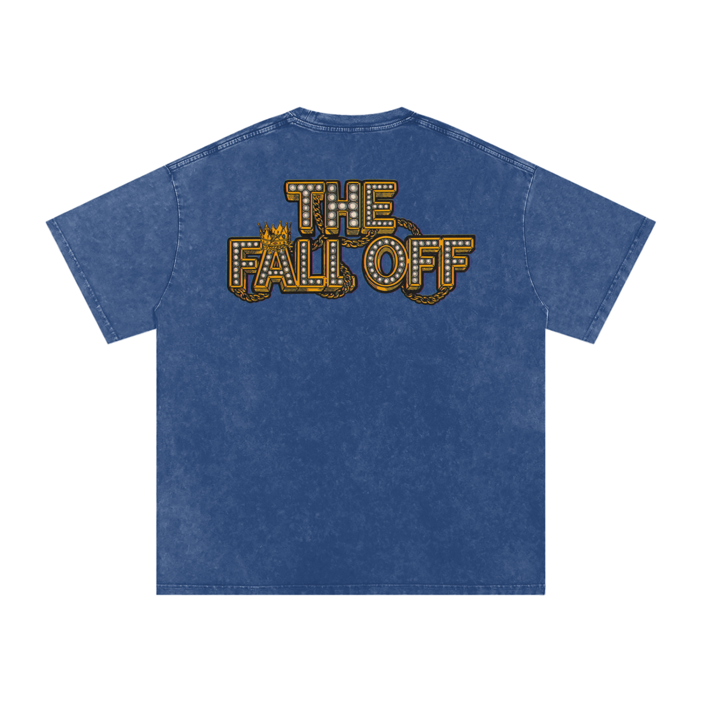 The Fall Off - Snow Washed Oversized Cotton T-Shirt Fine Art Of MK