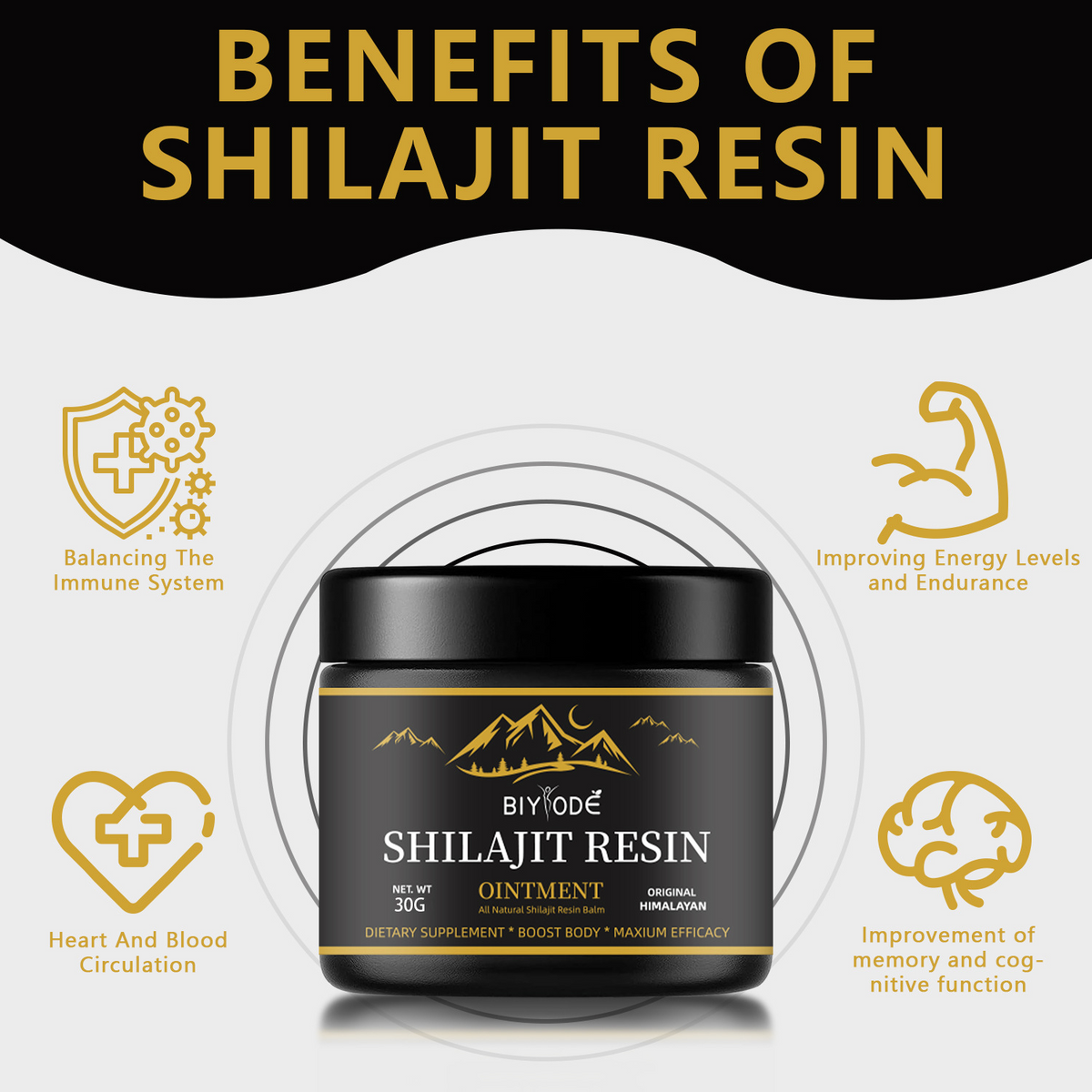 30g Natural Pure Shilajit Resin Wear for Art Thou