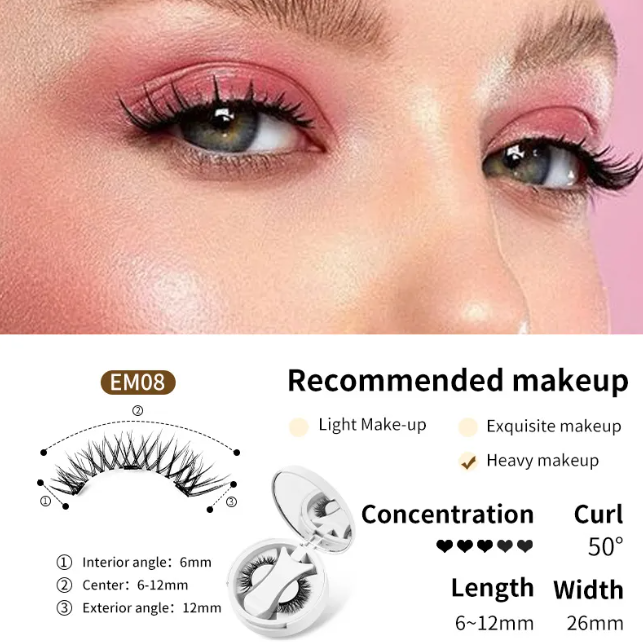 Magnetic Eyelashes Set Wear for Art Thou