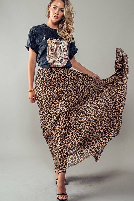 Fierce Flow Leopard Skirt Fitkitty Culture Athleisure Wear, Yoga Wear & Women's Clothing
