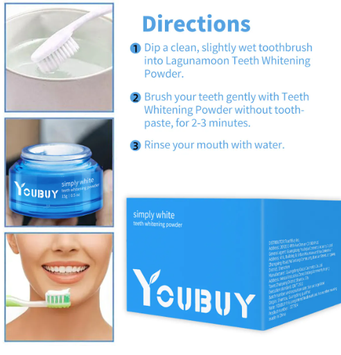Teeth Whitening Brightening Powder Wear for Art Thou