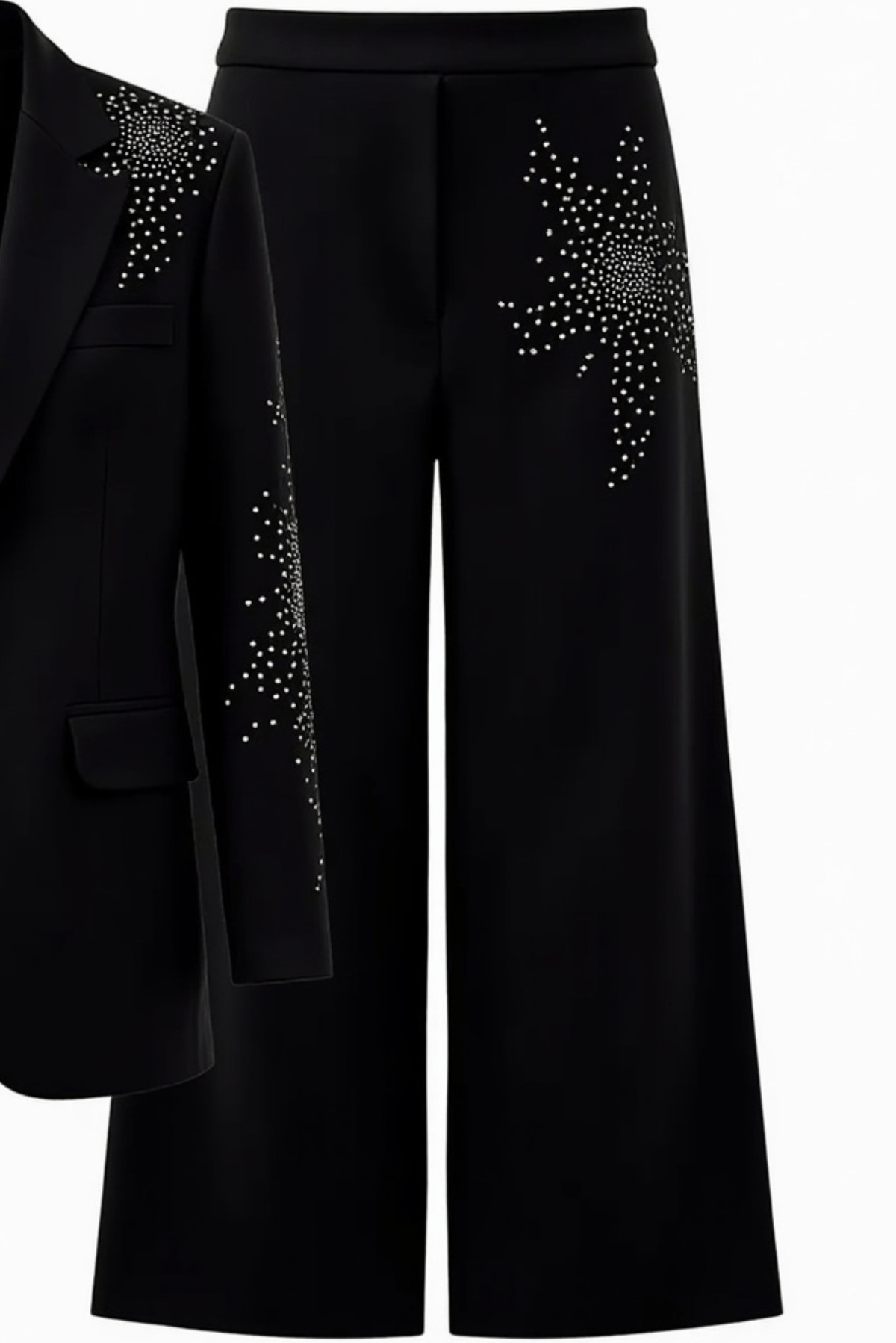 Cicy Shinning Starry Diamonds Blazer (Black) Akalia