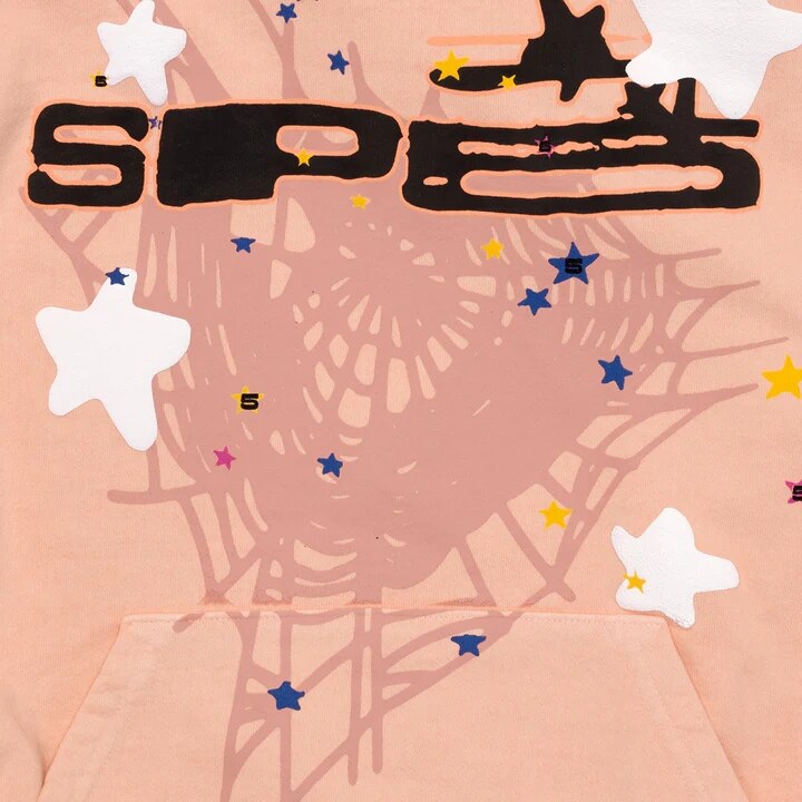 Spider Letter Prints Hoodies Wear for Art Thou
