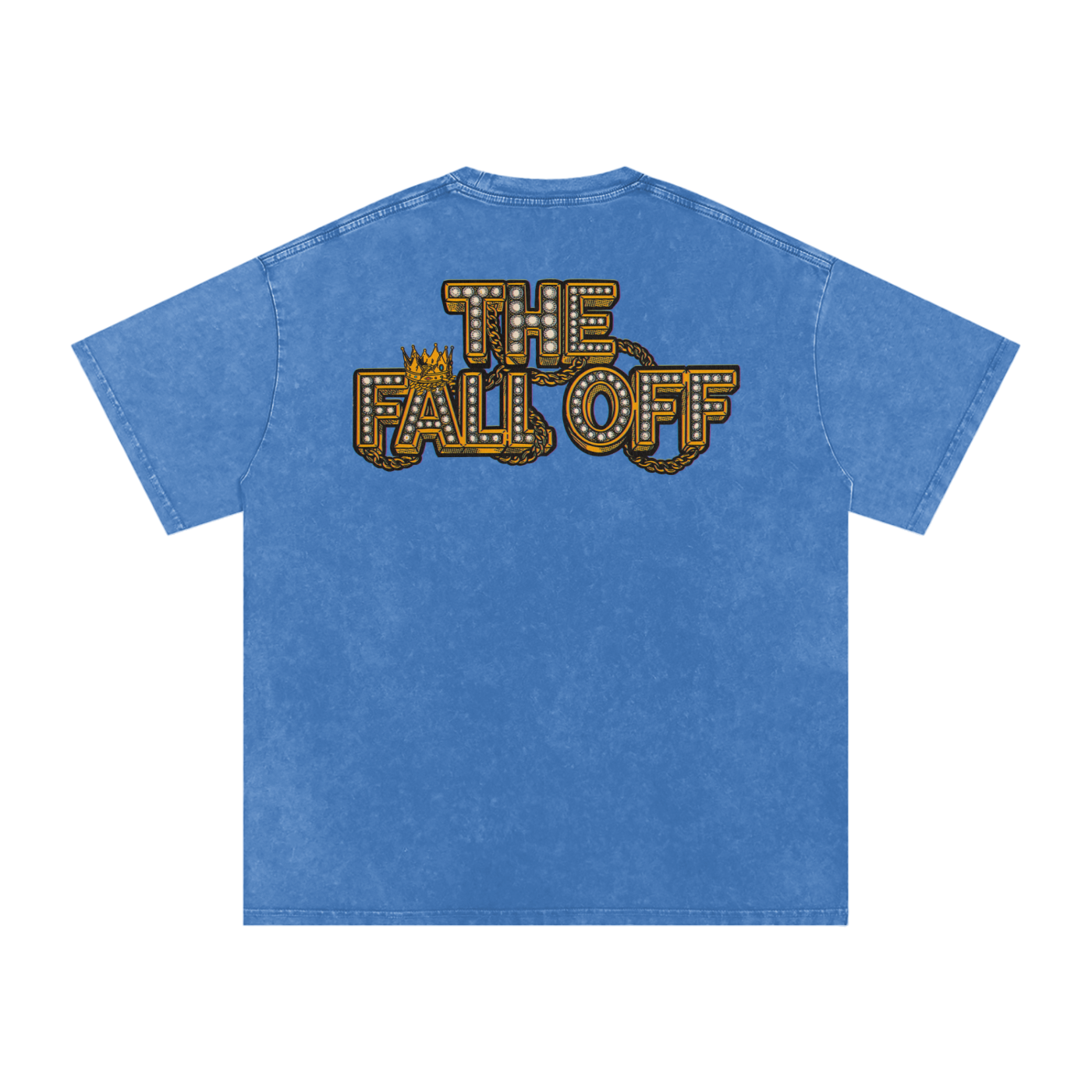 The Fall Off - Snow Washed Oversized Cotton T-Shirt Fine Art Of MK