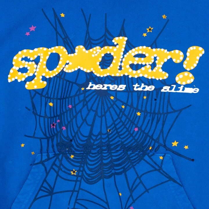 Spider Letter Prints Hoodies Wear for Art Thou
