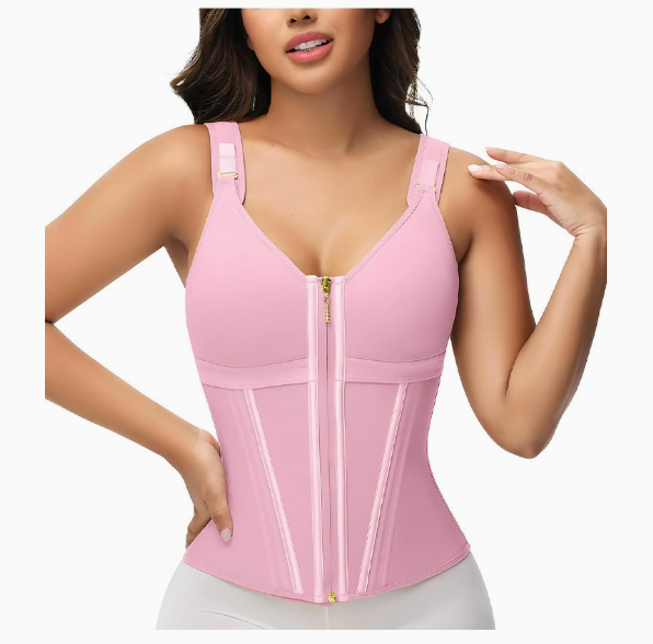 Mesh Waist Slimming Three-Breasted Shapewear Corset Wear for Art Thou
