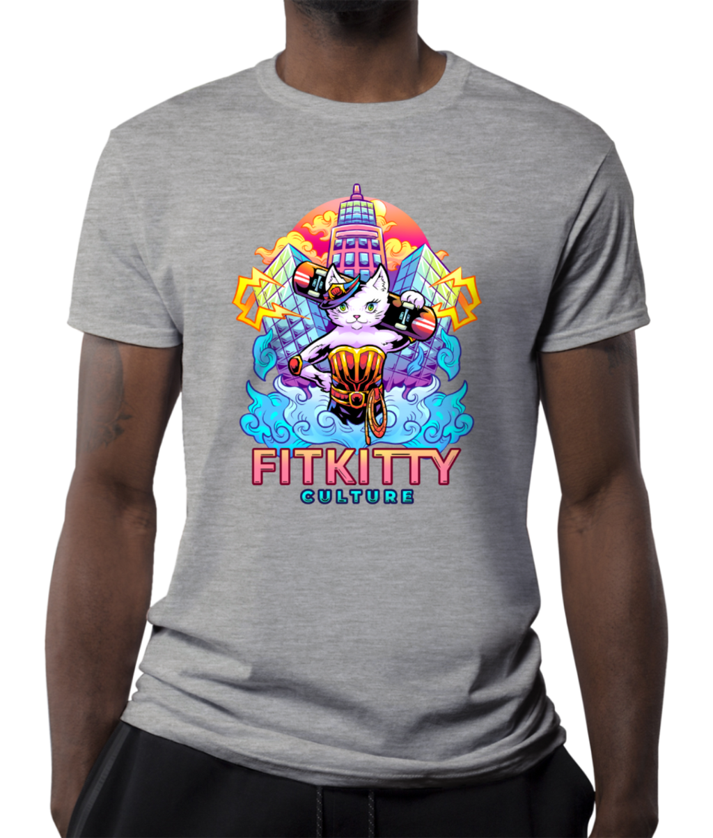 Fitkitty Baddie Kitty T-Shirt Fitkitty Culture Athleisure Wear, Yoga Wear & Women's Clothing