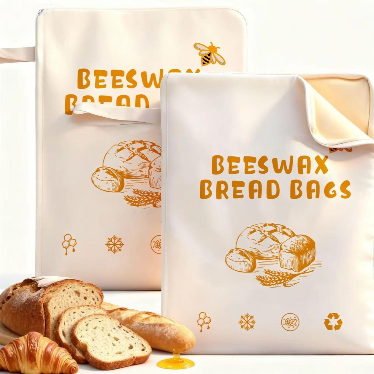Cotton Linen Bread Bag Wear for Art Thou