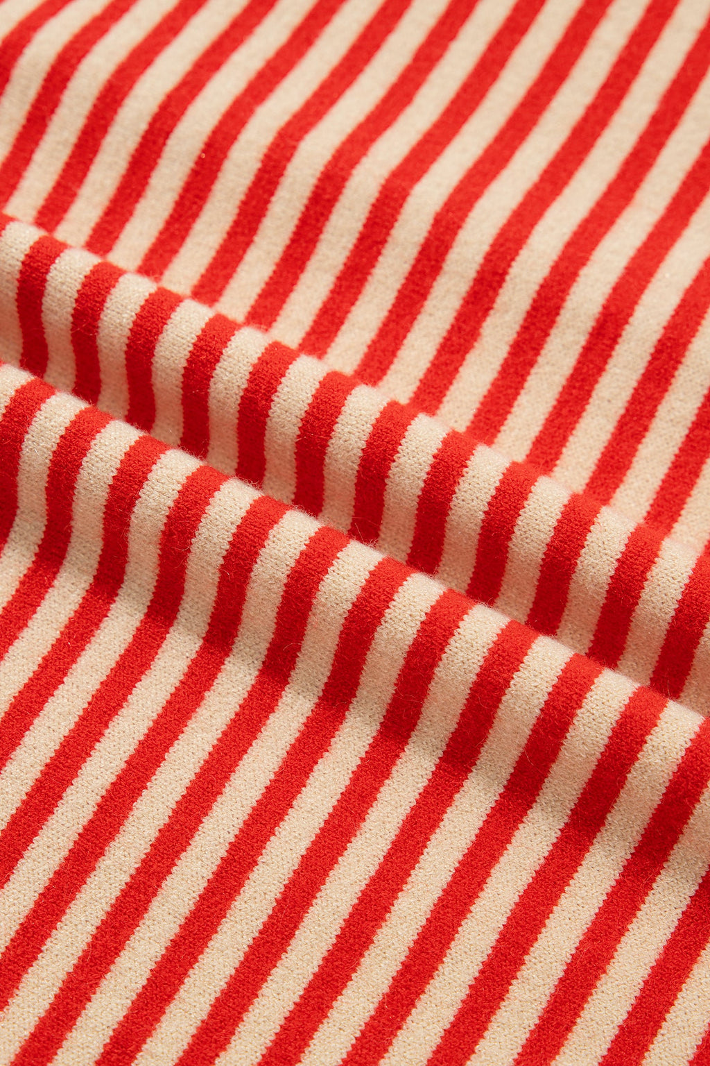 Stripe Button Collar Long Sleeve Knit Cardigan Pretty Bash