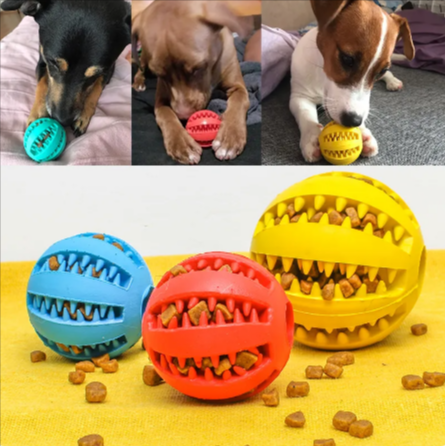 Interactive Rubber Slow Feeder Dog Ball Wear for Art Thou