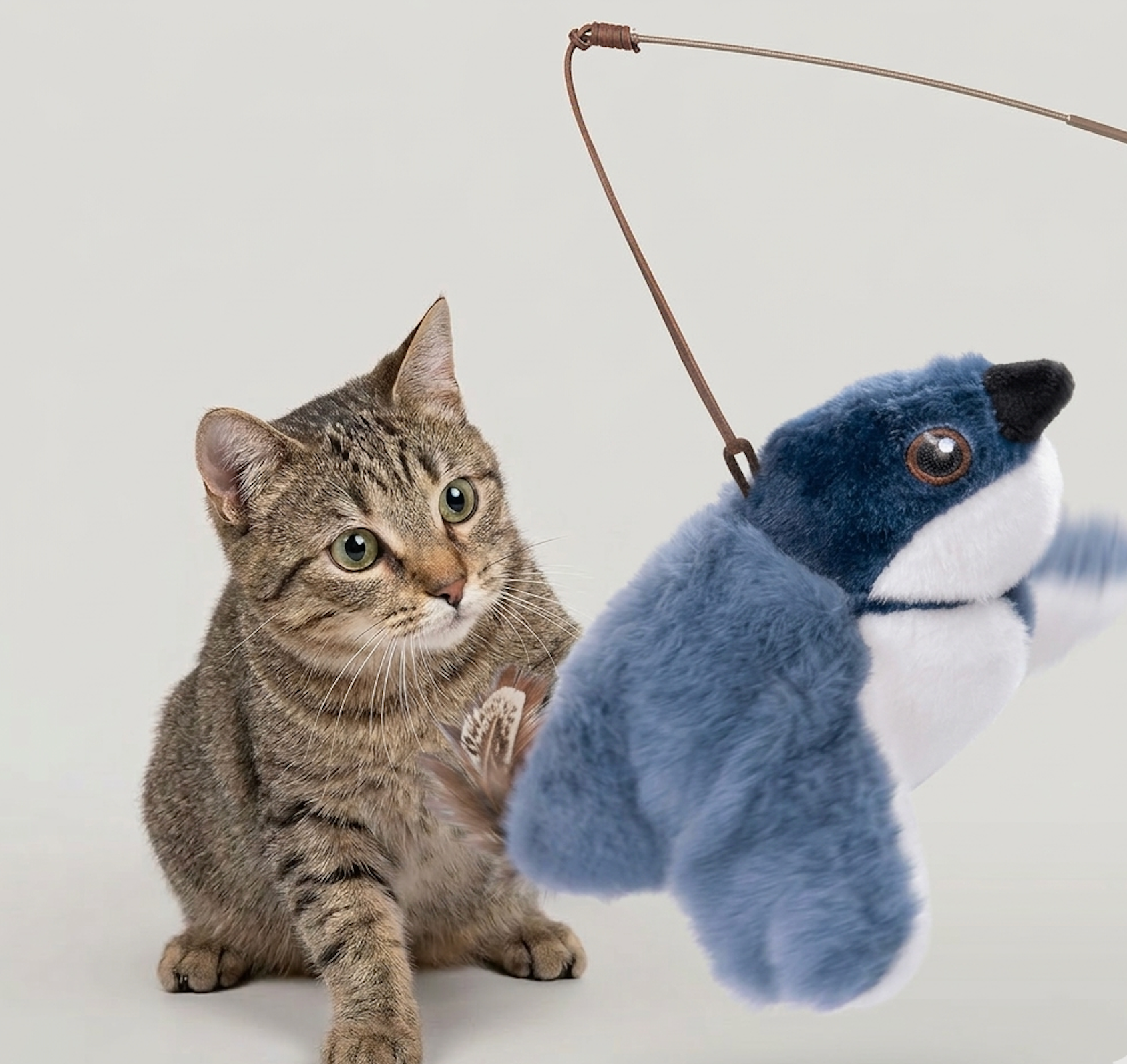 Flapping Bird Cat  Toy Wear for Art Thou