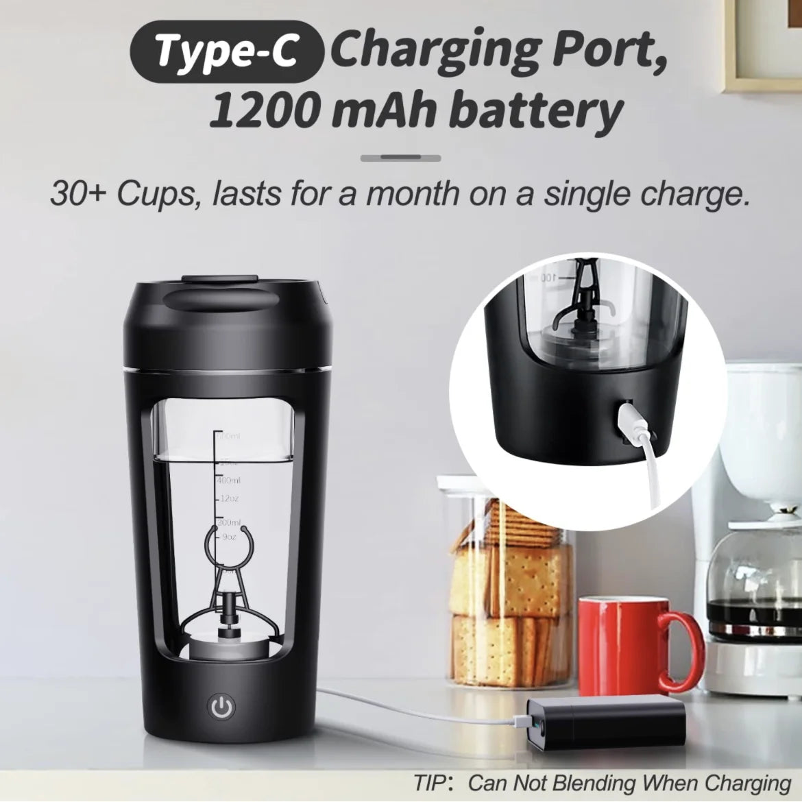 Electric Portable Whey Protein Shaker Bottle Wear for Art Thou