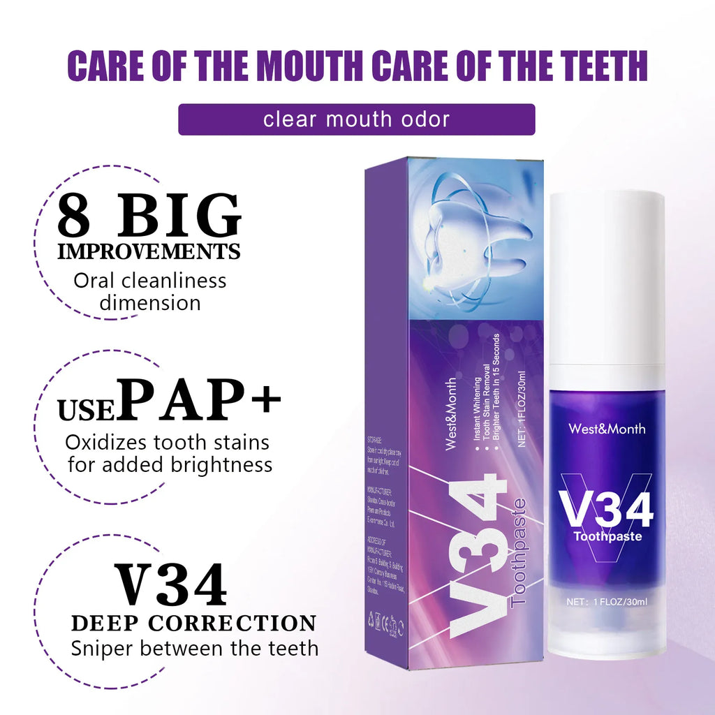V34 Tooth Cleaning Mousse Wear for Art Thou
