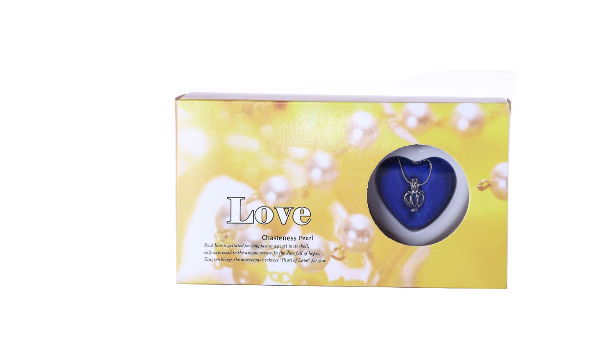 Pearl Jewelry Gift Box with Freshwater Necklace Wear for Art Thou