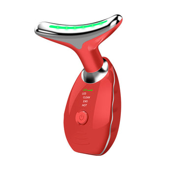 Beauty Facial Massager, 7 Color Wavy Acne Beauty Microcurrent Facial Device Skin Firming for Face Neck Beauty Device, Wear for Art Thou