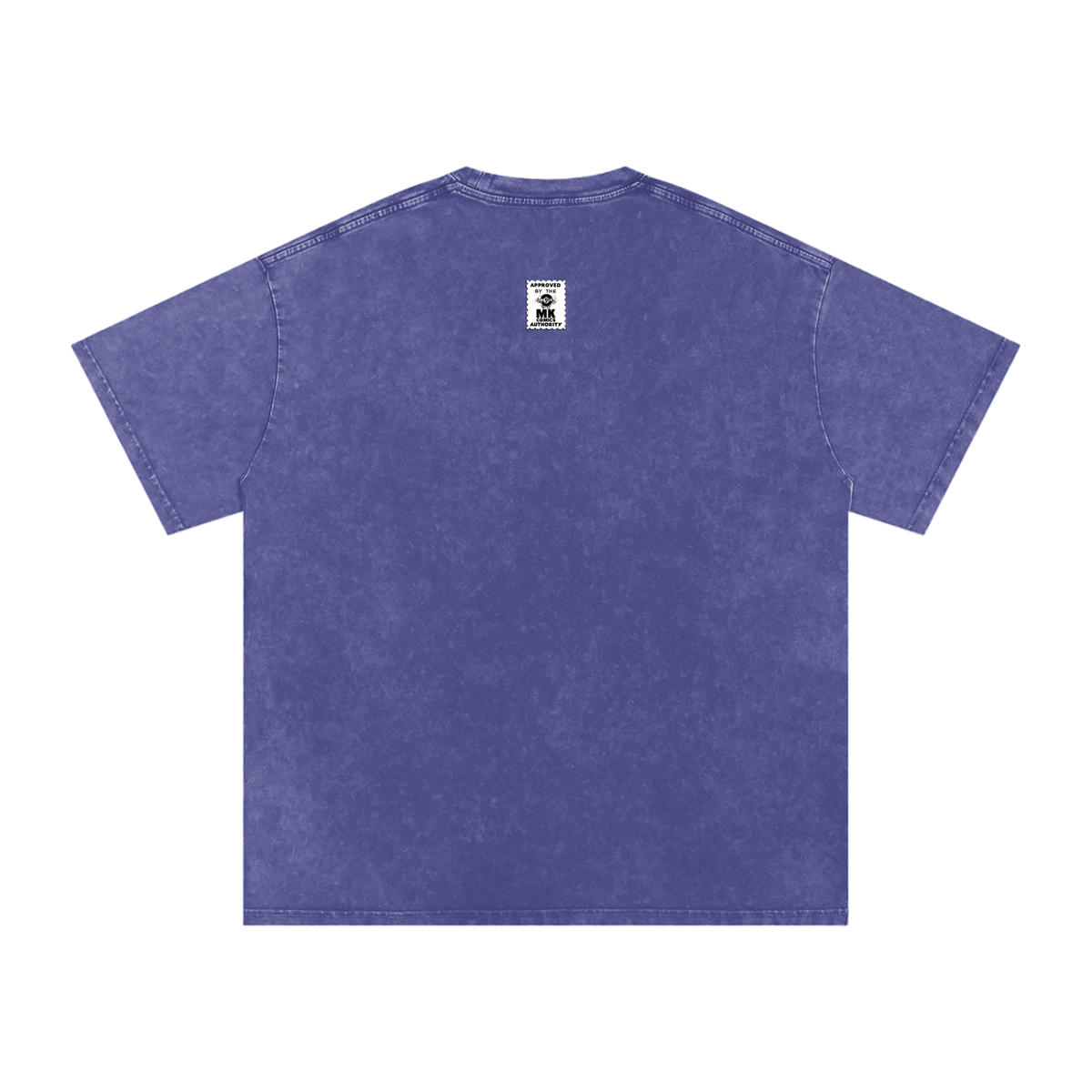 Maneater - Snow Washed Oversized Cotton T-Shirt Fine Art Of MK