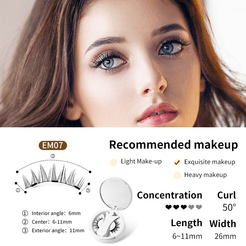 Magnetic False Eyelashes Set with Applicator Wear for Art Thou