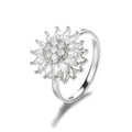 Sunflower Rotation Ring for Anxiety Relief Wear for Art Thou