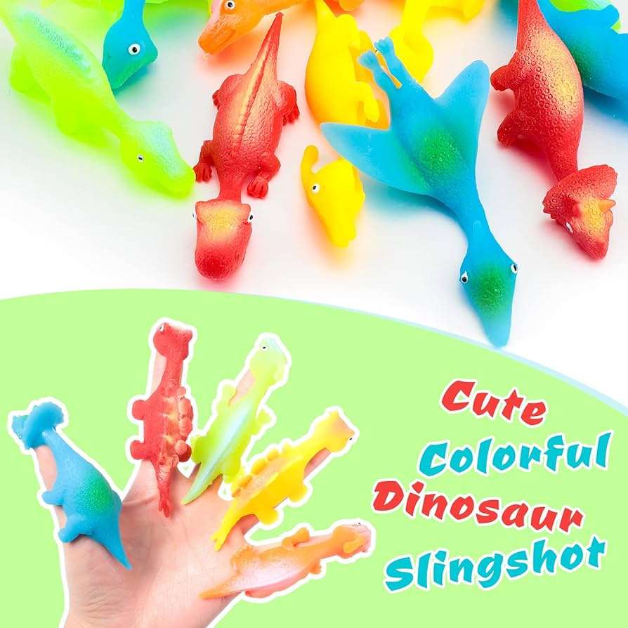 Slingshot Dino-Launch Finger Fun Toys Wear for Art Thou