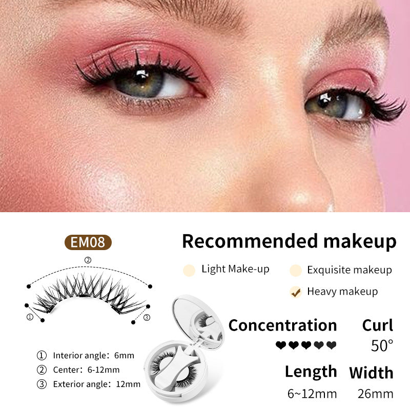 Magnetic False Eyelashes Set with Applicator Wear for Art Thou
