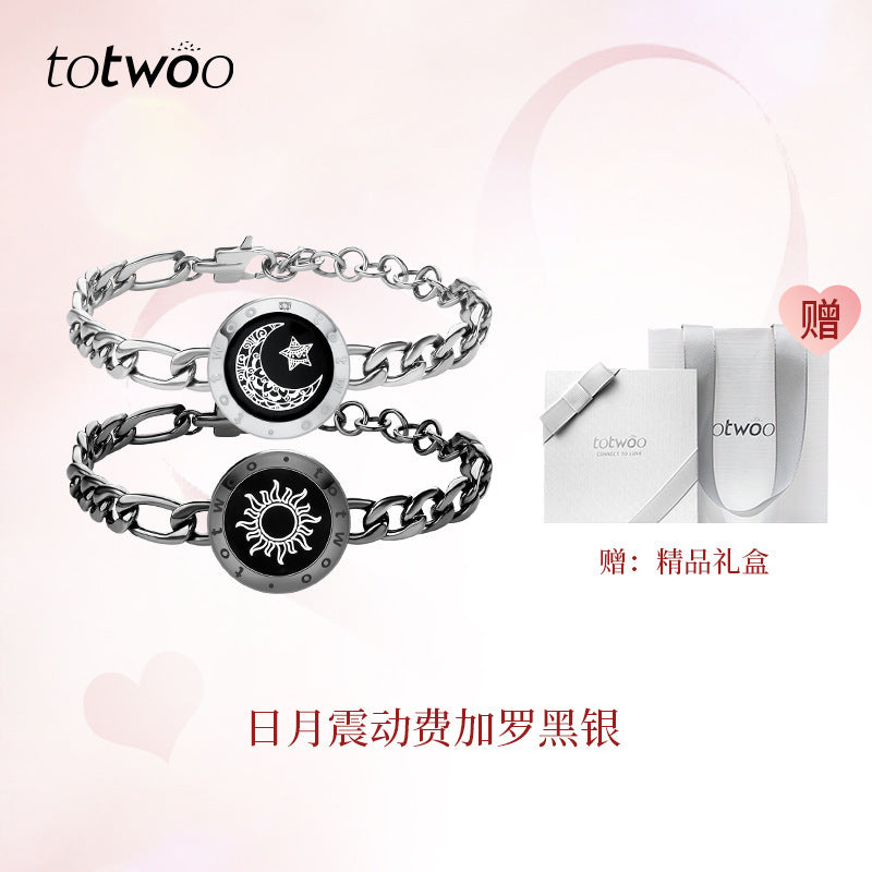 Totwoo Smart Bracelet with Flash & Vibration for Couples Wear for Art Thou