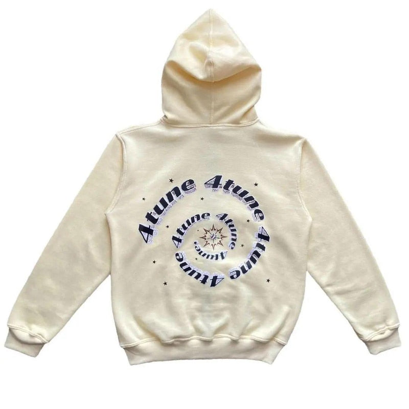 Star Printed Zip Up Hoodies Wear for Art Thou