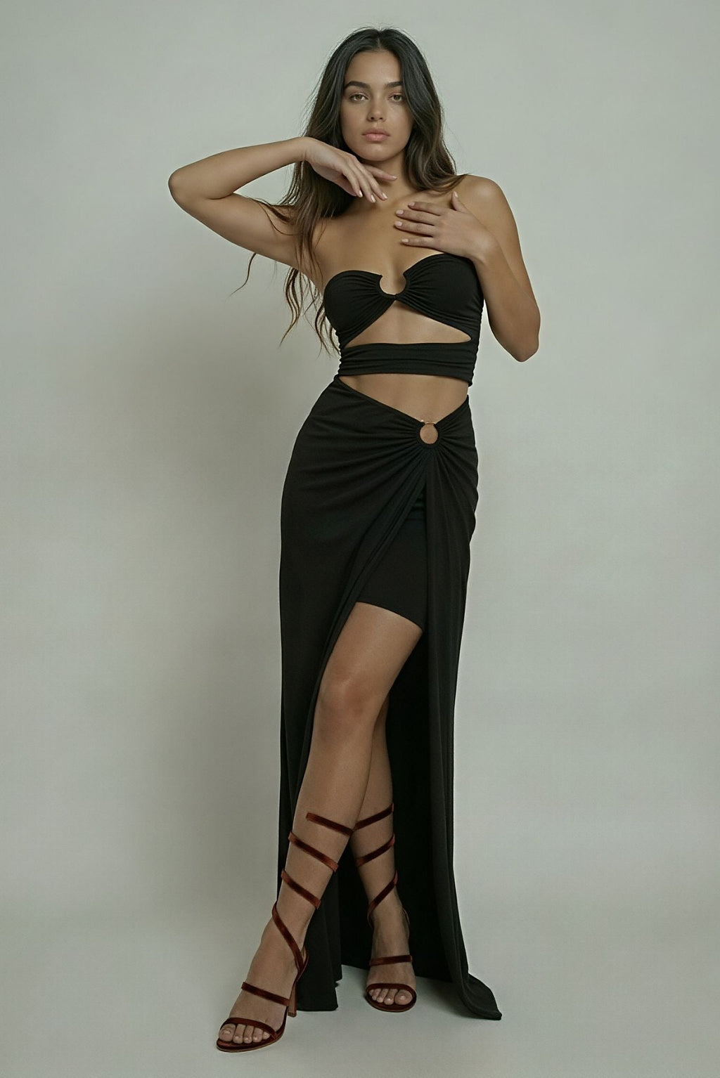 Eloise Slit Dress Akalia