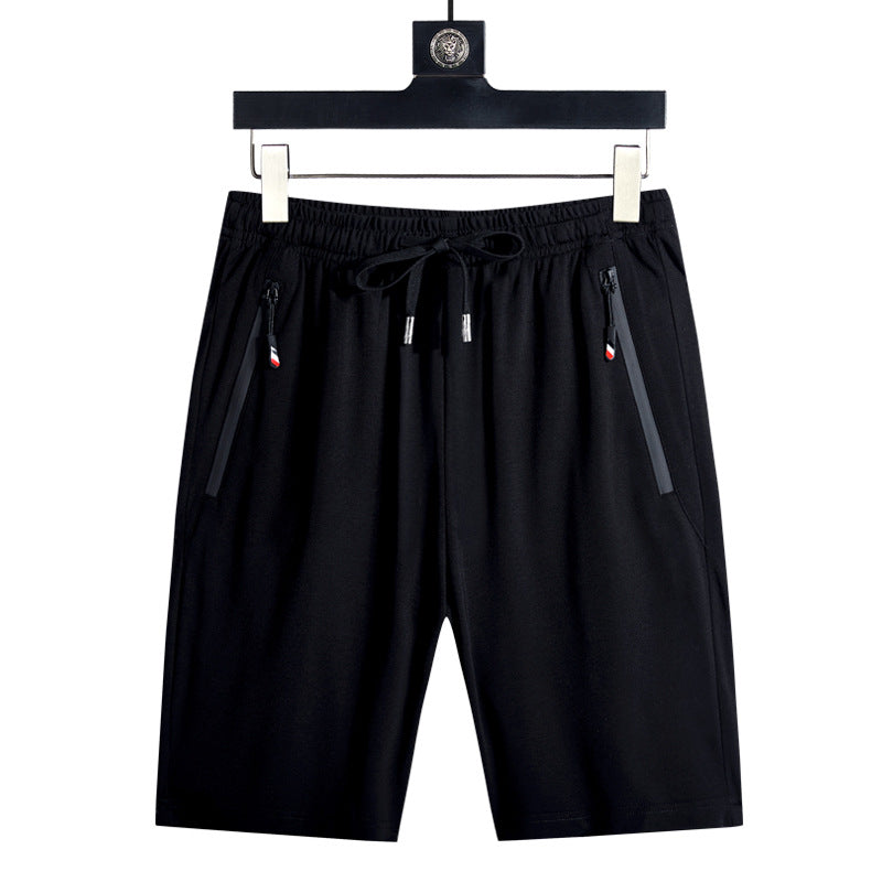 Thin Fitness Running Beach Five-Point Pants Wear for Art Thou