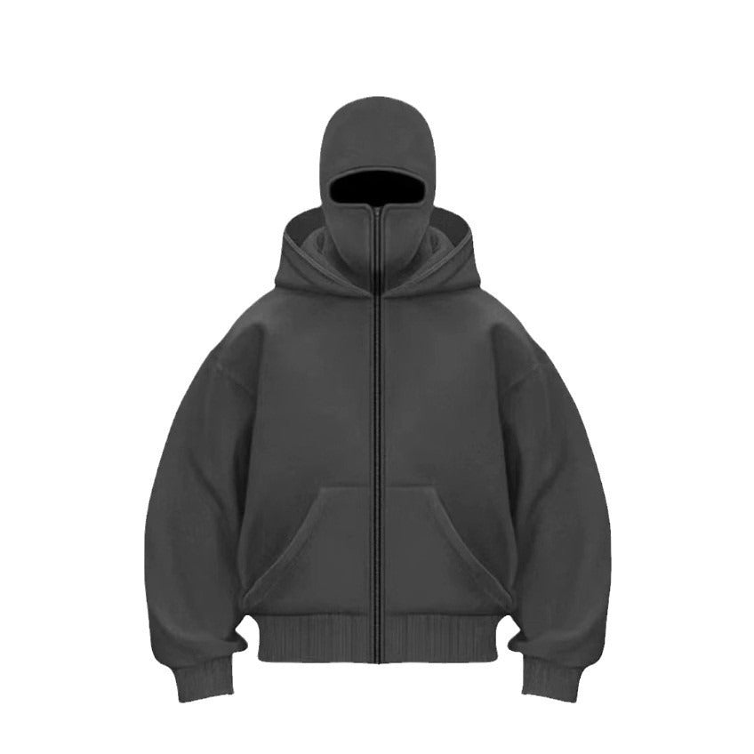 Men's Hooded Zip-Up Baseball Jacket Wear for Art Thou