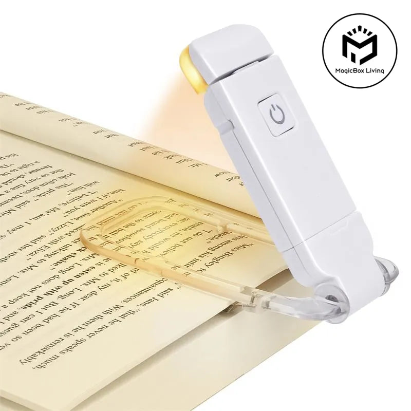LED USB Rechargeable Book Light Reading Light Eye Protection Wear for Art Thou