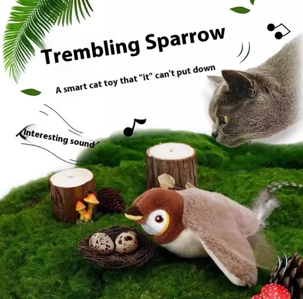 Plush Bird Pet Toy Wear for Art Thou
