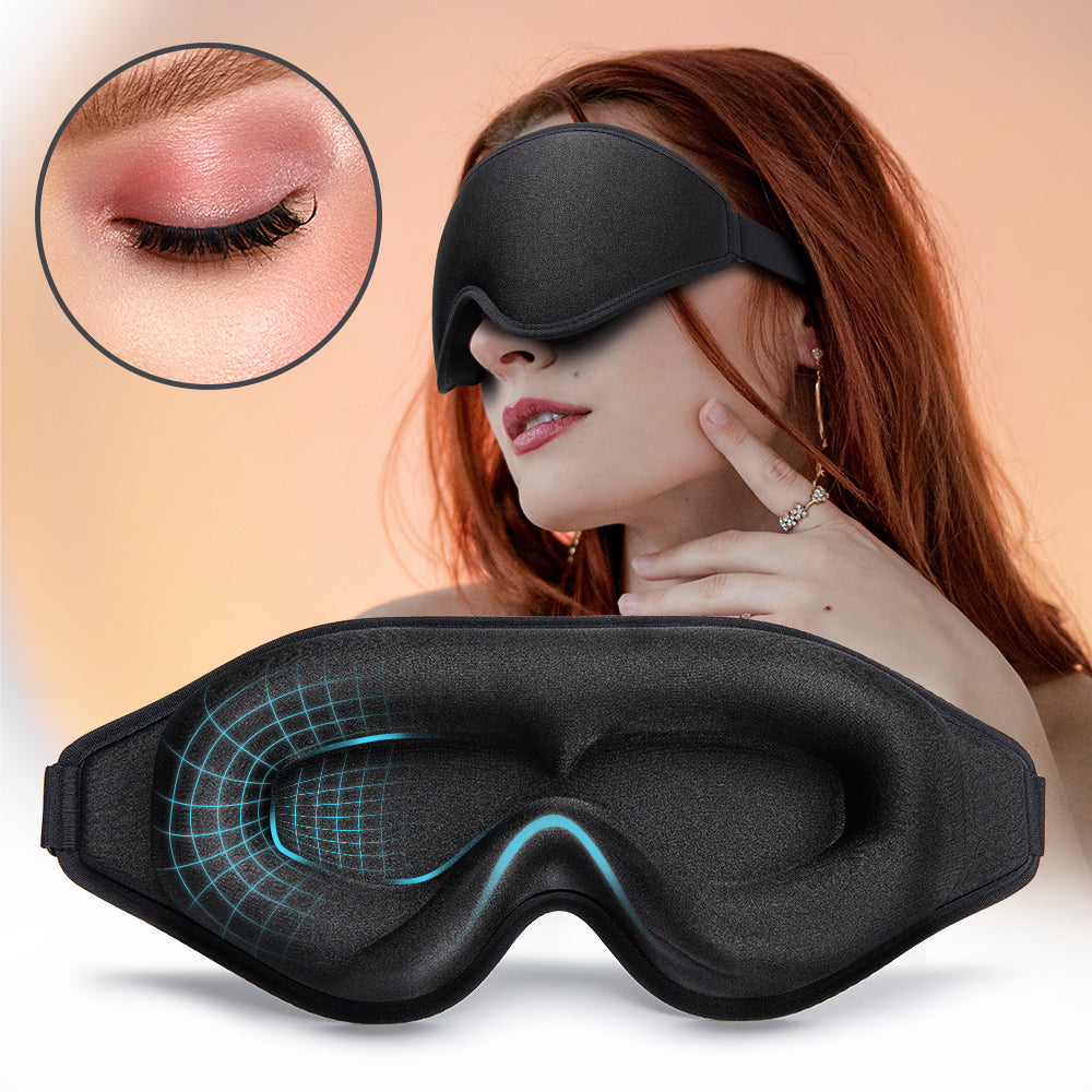 3D Natural Memory Foam Sleep Mask for Comfort Wear for Art Thou