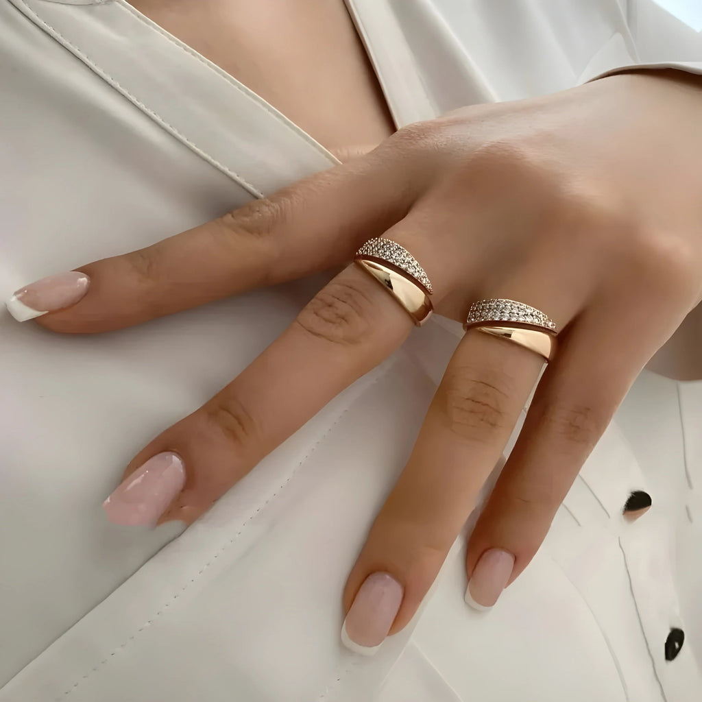 Elegant Adjustable Sparkle Ring Wear for Art Thou
