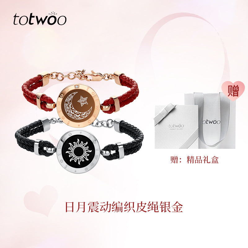 Totwoo Smart Bracelet with Flash & Vibration for Couples Wear for Art Thou