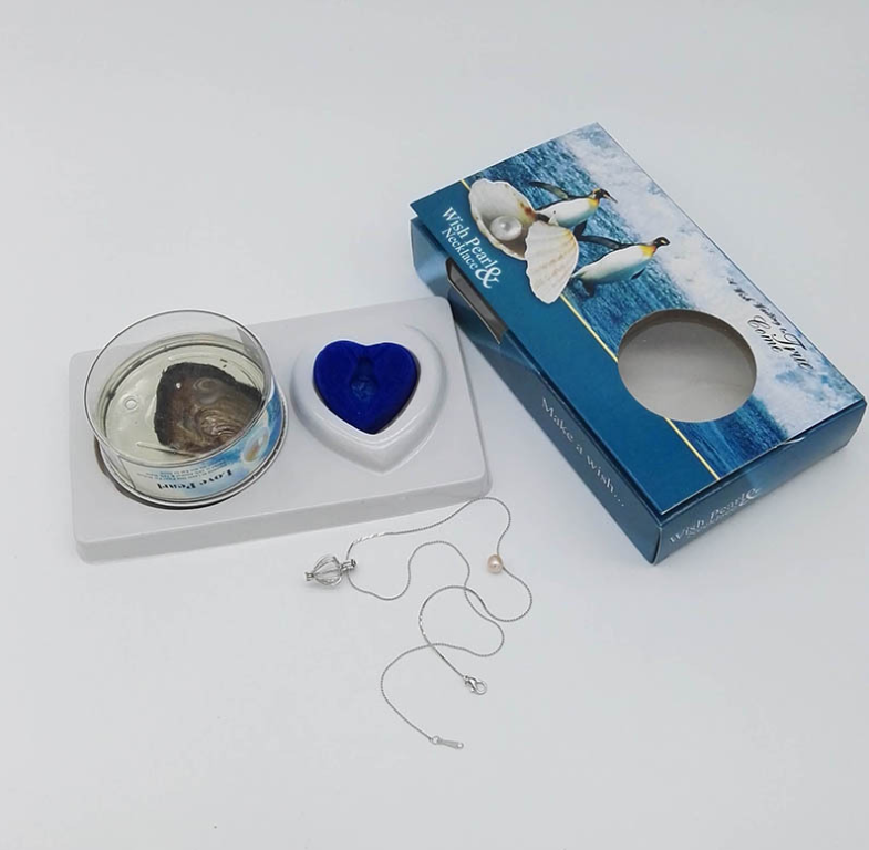 Pearl Jewelry Gift Box with Freshwater Necklace Wear for Art Thou