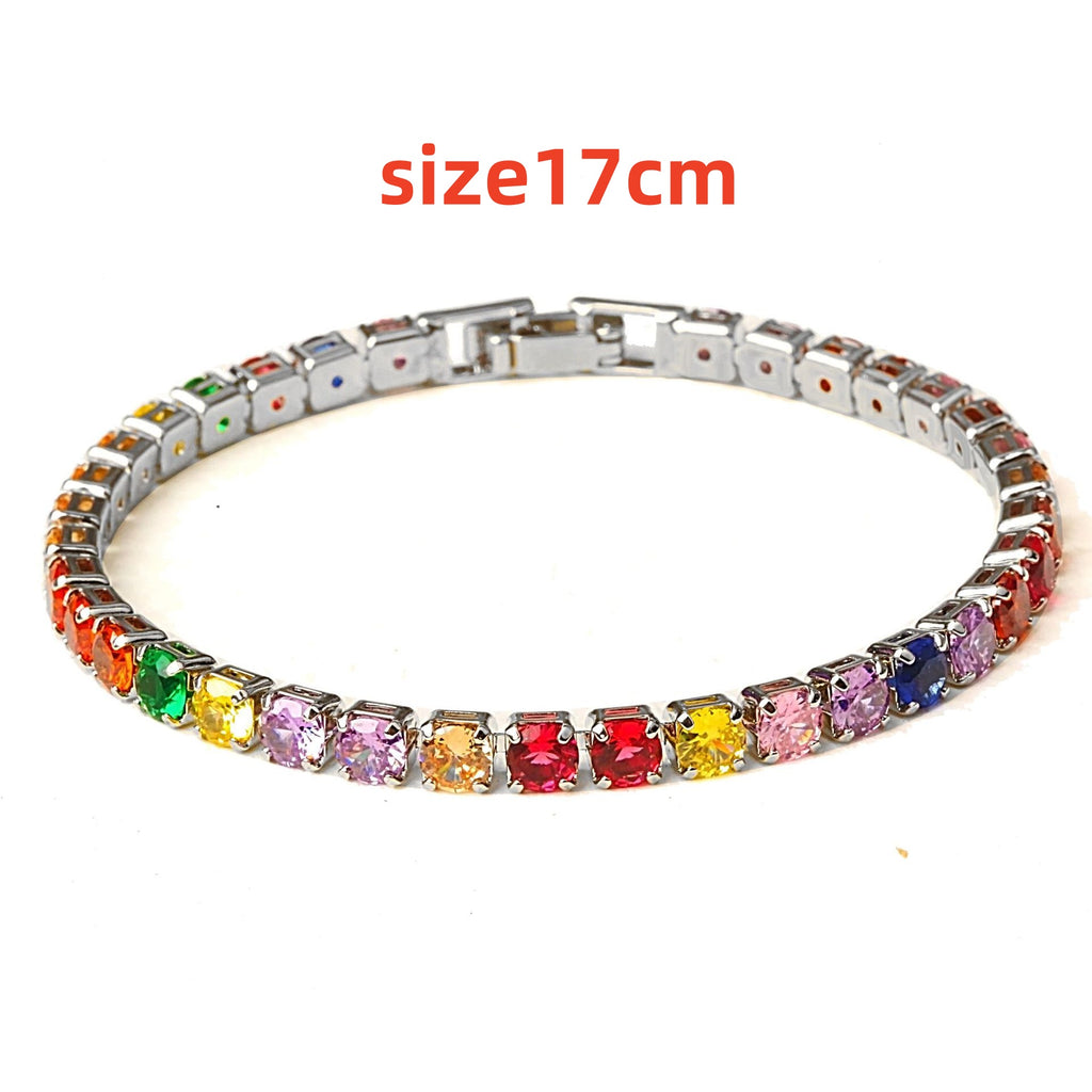 Hip Hop 4.0 Micro Zircon Tennis Bracelet Set Wear for Art Thou