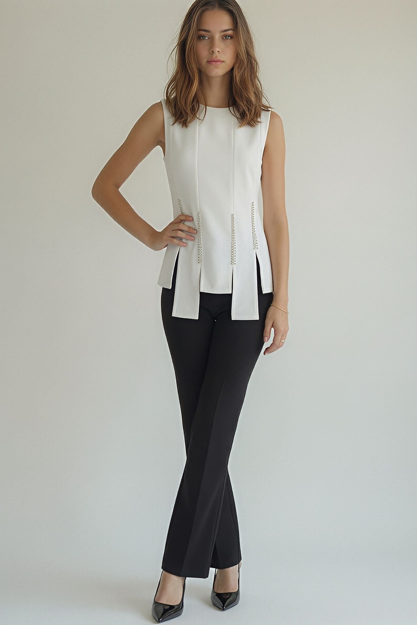 Freya Crystal Embellished top Akalia
